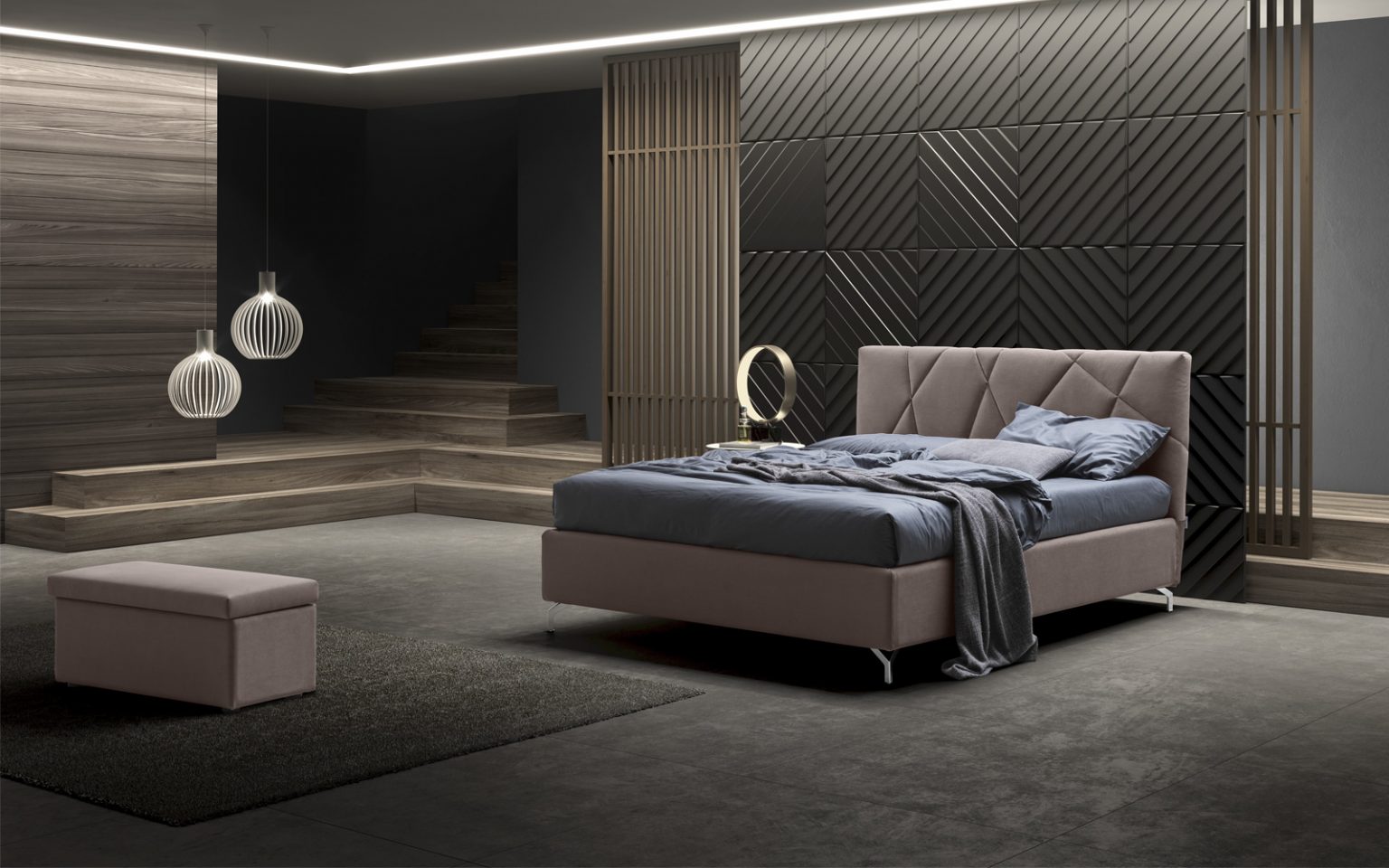 chiara-01-1536x960 Letto matrimoniale Stilfar Chiara - immagine 1